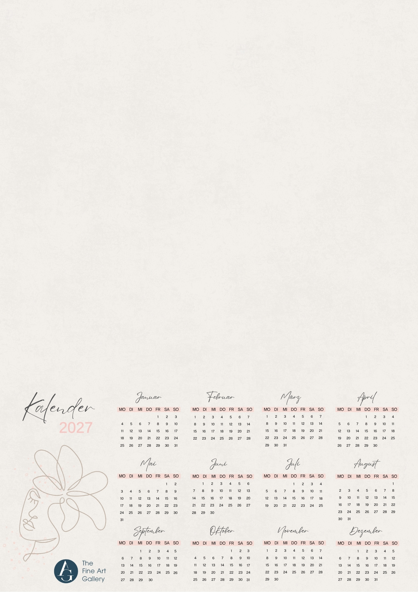 Calendar preview